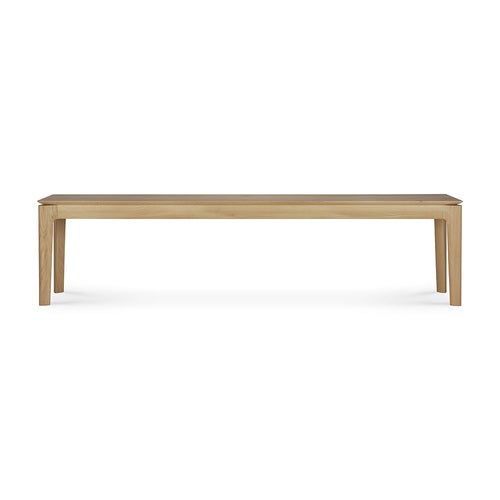 Bok Bänk Lackad teak 35x186 cm