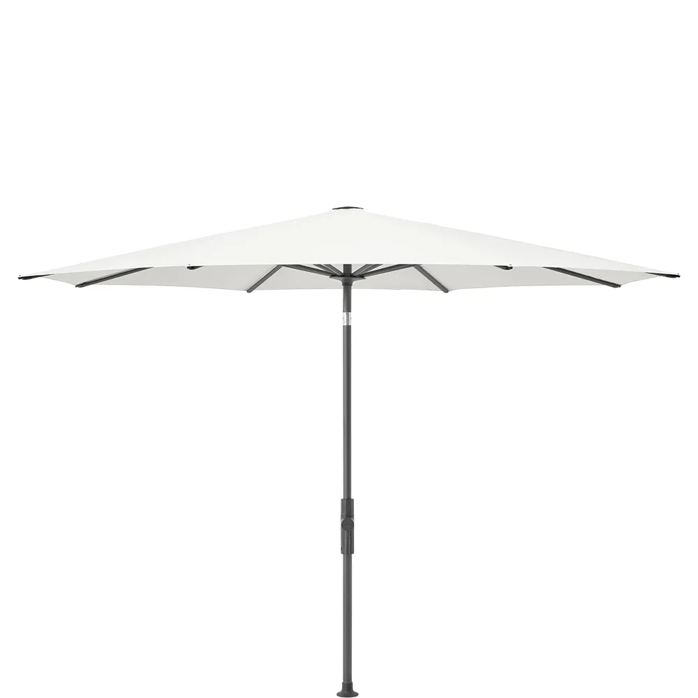 Glatz Twist parasoll 330 cm anthracite Kat.5 510 White