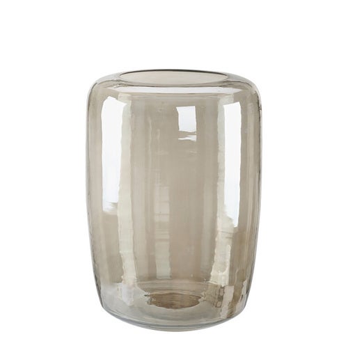Reef vas i handblåst glas Ø28 cm Smoke Grey