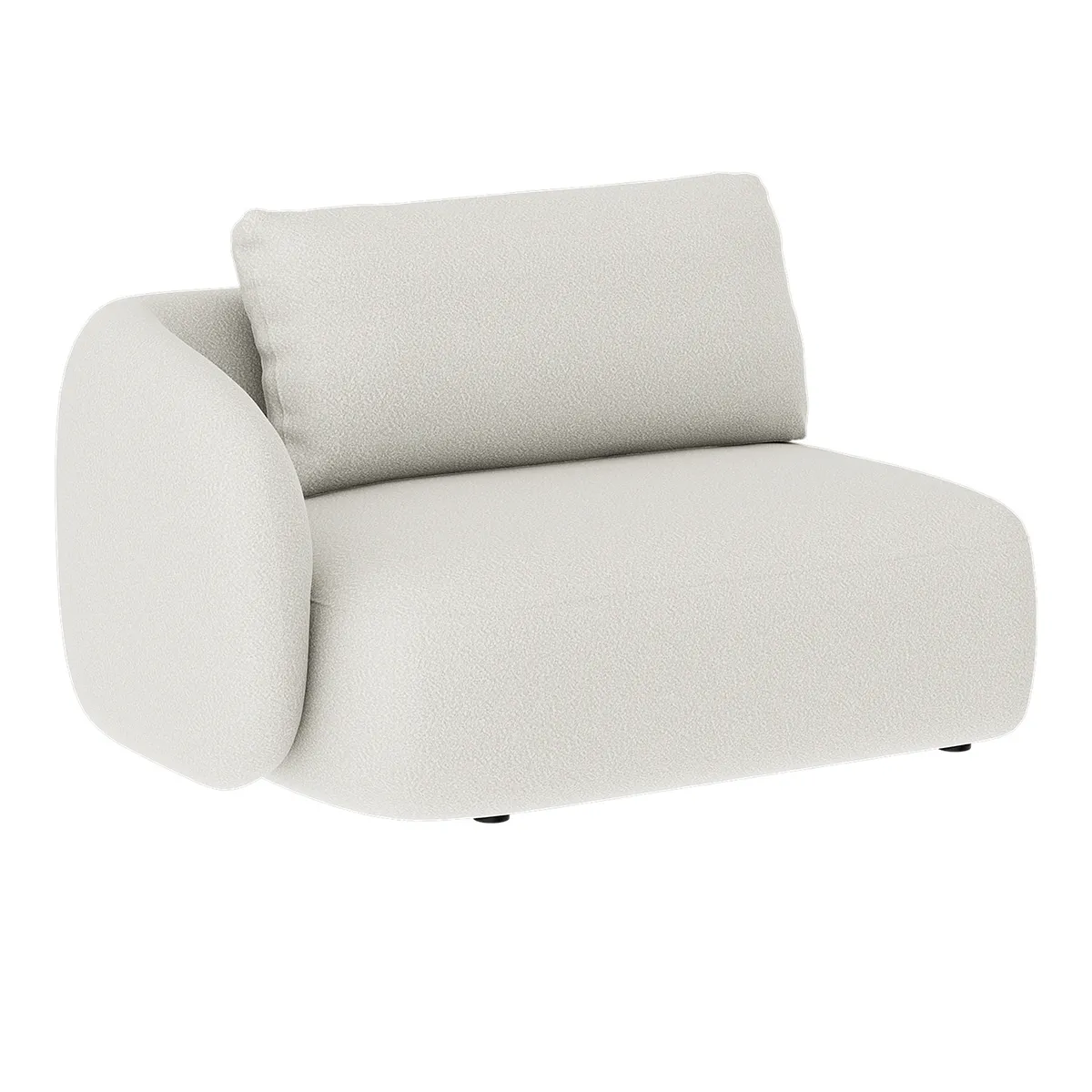 Dixon 1,5-sits sektion vänster Bouclé cream