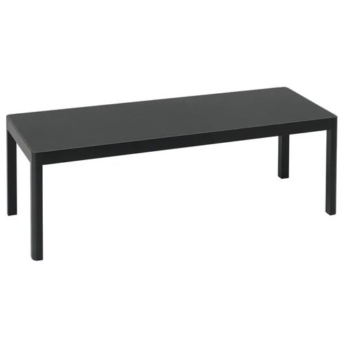 Workshop soffbord 43 x 120 cm - Black Linoleum