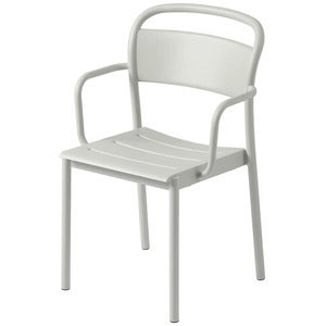 Linear Steel Karmstol - Grey 