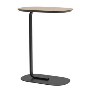 Relate sidobord 73,5 cm - Oak Laminate/Black