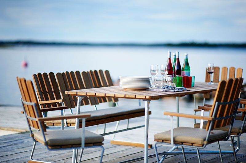 L105 Avlastningsbord Teak