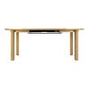 Comfort Circle Matbord med förlängning 132-202x132 Oak
