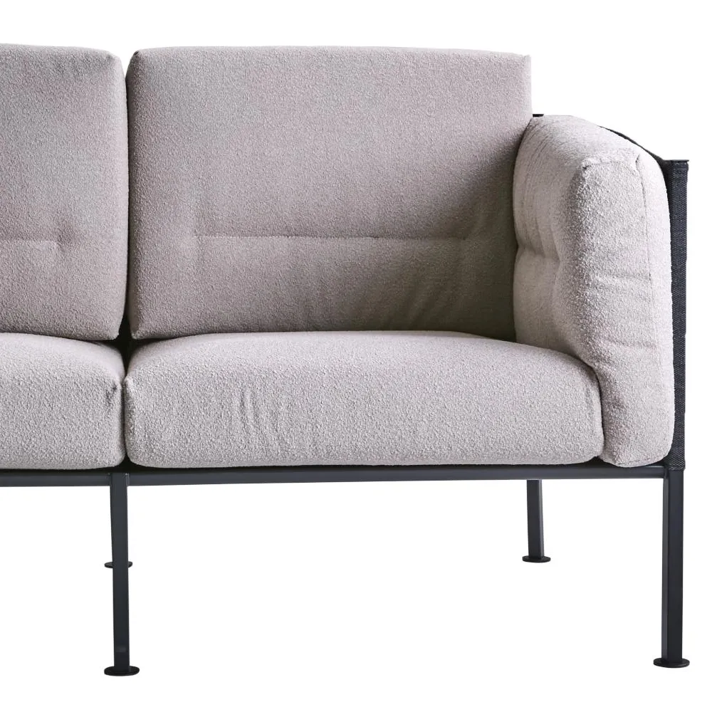 Delux Soffa Teddy Beige/ Svart