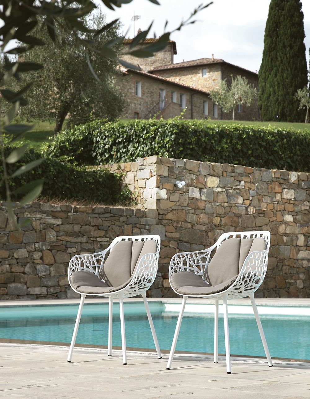 Forest karmstol Metallic Grey 