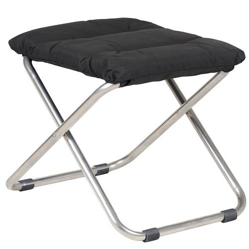 Chico soft fotpall black aluminium 
