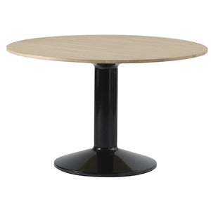 Midst matbord 120 cm - Oiled Oak Black