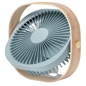 Portabel fläkt Fantastic Wood/Dusty Blue