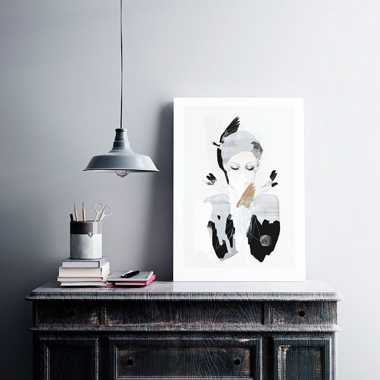 Anna Bülow poster Let Go 01 70x100cm