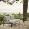 Linear Steel Soffbord Ø42 cm Dark Green 