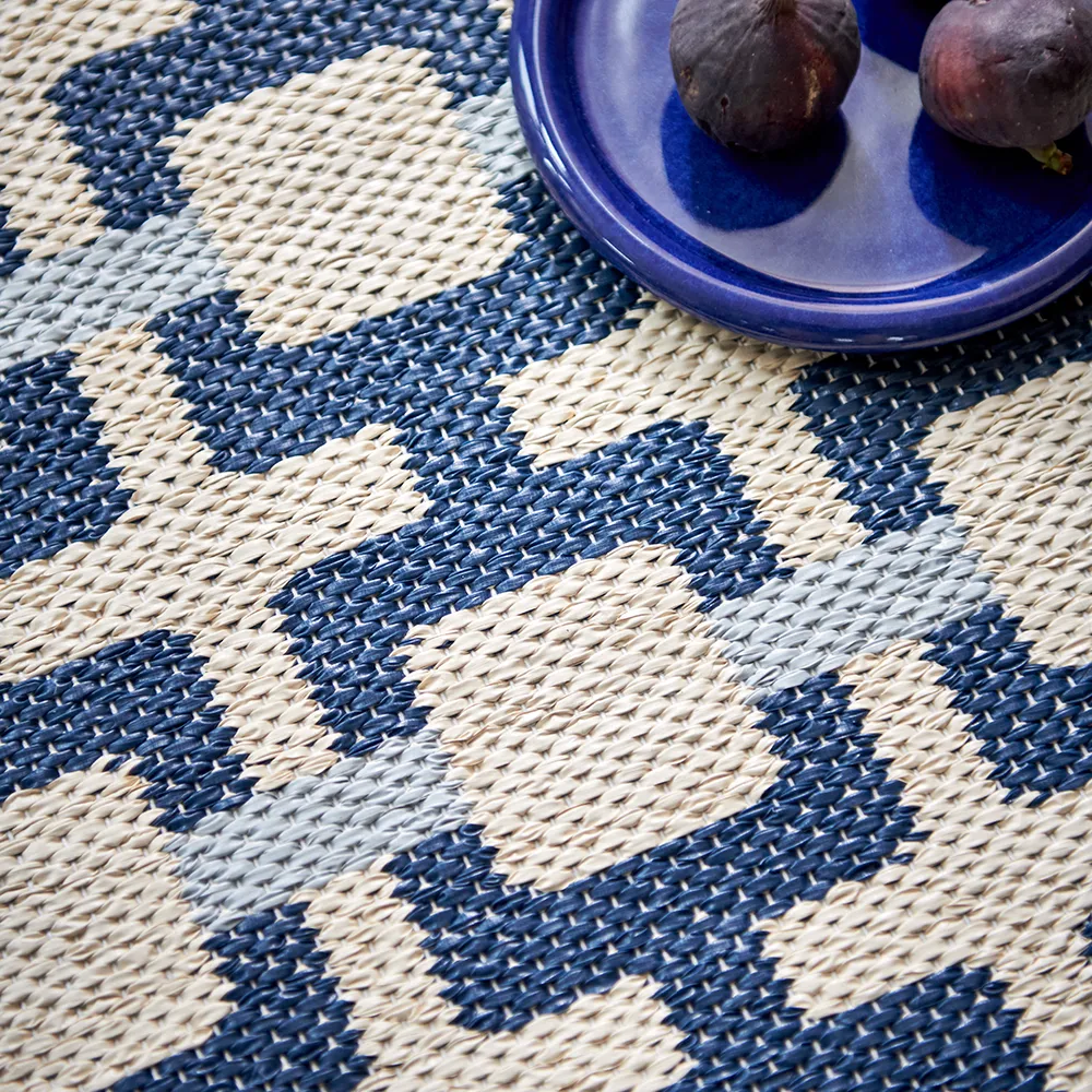 Tom matta Ocean Blue/Cream/Blue Fog 70 x 240 cm