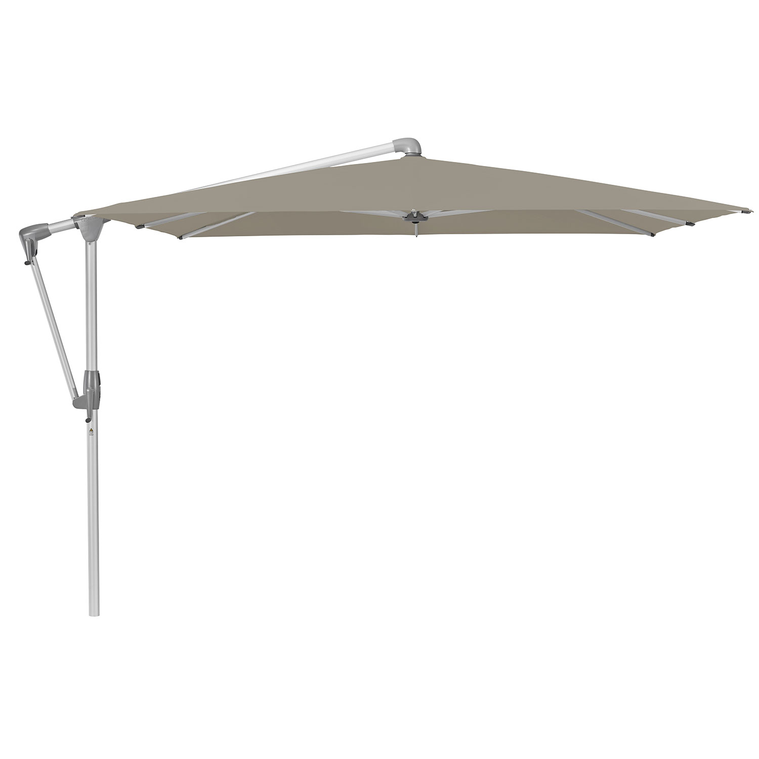 Glatz Sunwing Casa frihängande parasoll 300×240 cm kat.5 anodizerad alu / 605 clay