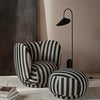 Rico Lounge Fåtölj Louisiana - Sand/Black