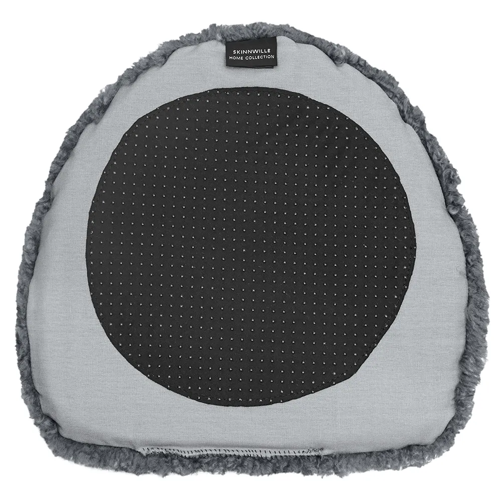 Curly forma Sittdyna fårskinn Sahara/Lightbrown