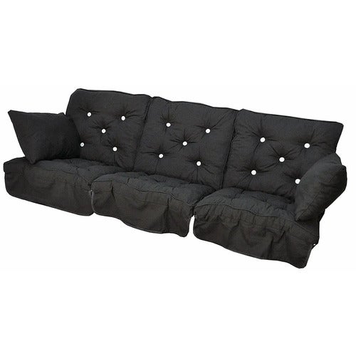 Hammockset Låg Rygg Svart 