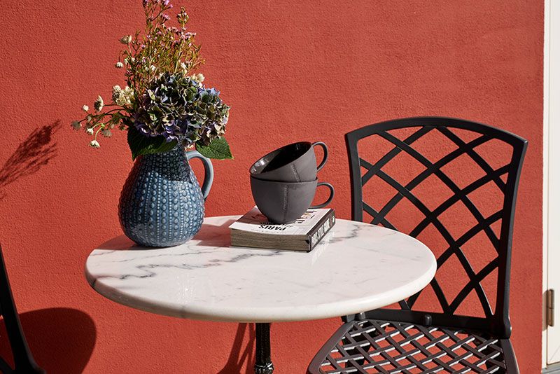 Loire marmor bord 60 vit