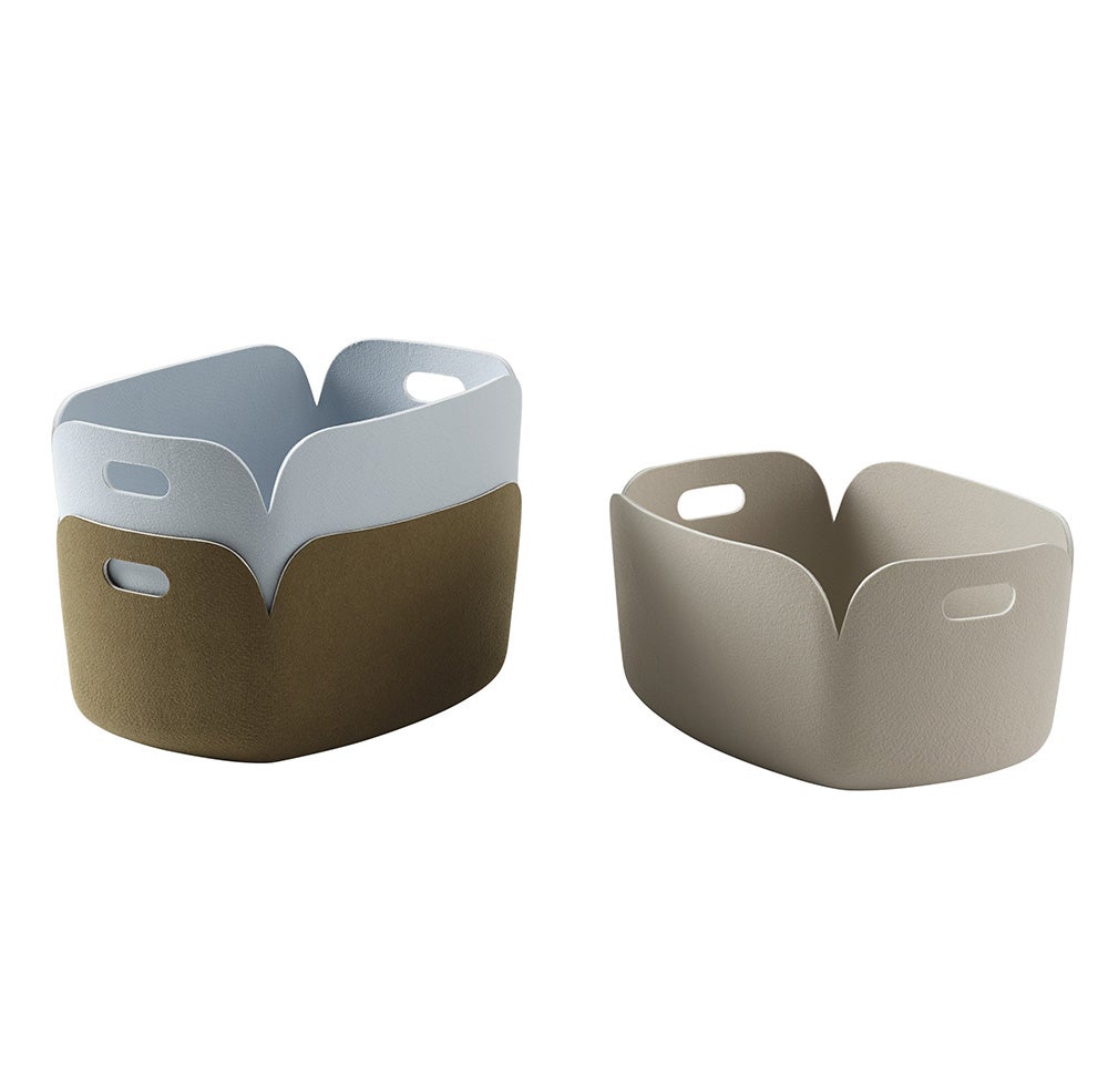 Restore Basket Förvaringslåda 48 x 35 cm - Light Blue 