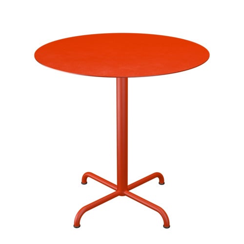 PICO Cafébord  Ø74 cm, 4 ben bas Cayenne
