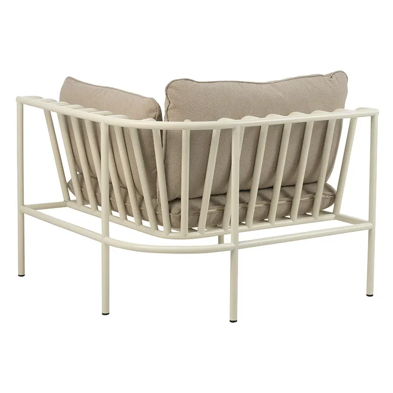 Collier hörndel  Pearl white / Teddy beige