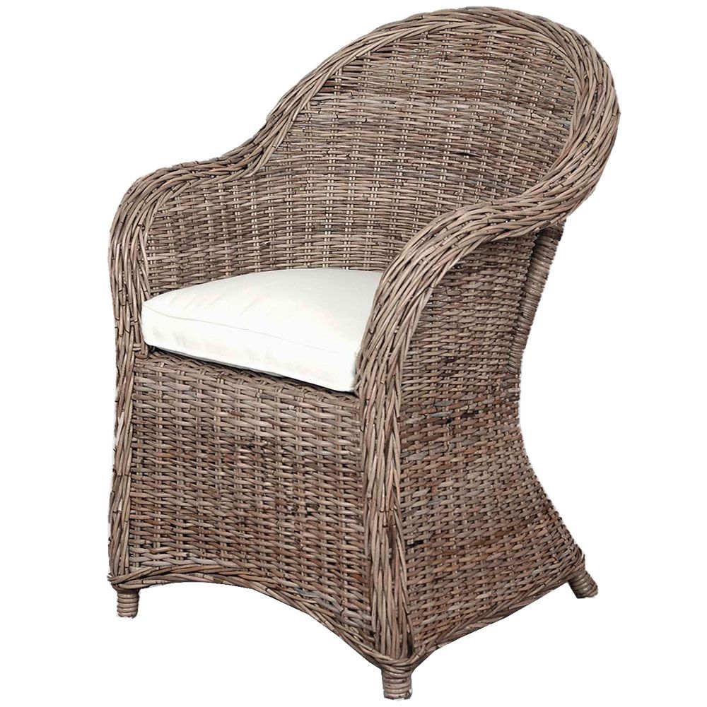 1924 Rottingfåtölj Kubu Grey exkl. dyna