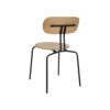 Curious Matstol Ek/Svart Metall