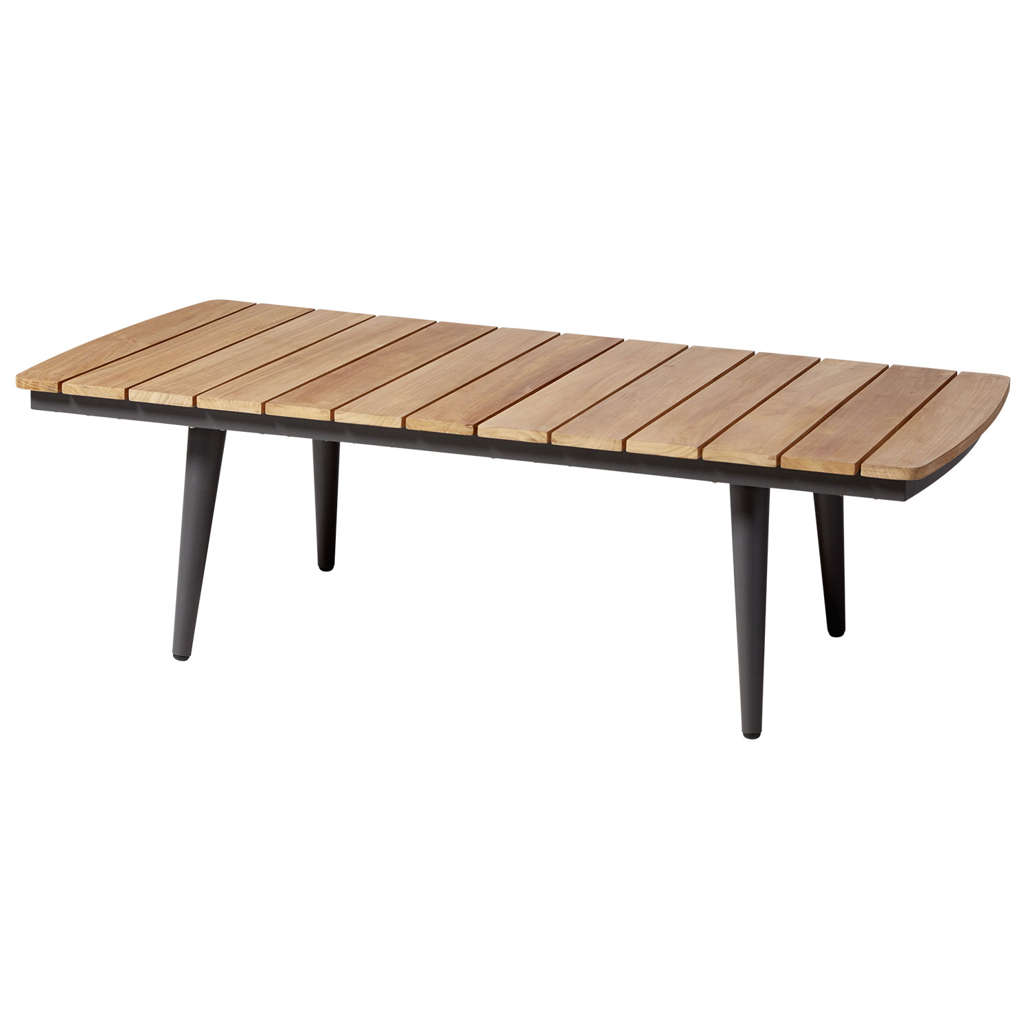 Cinas Rio loungebord antracit/teak