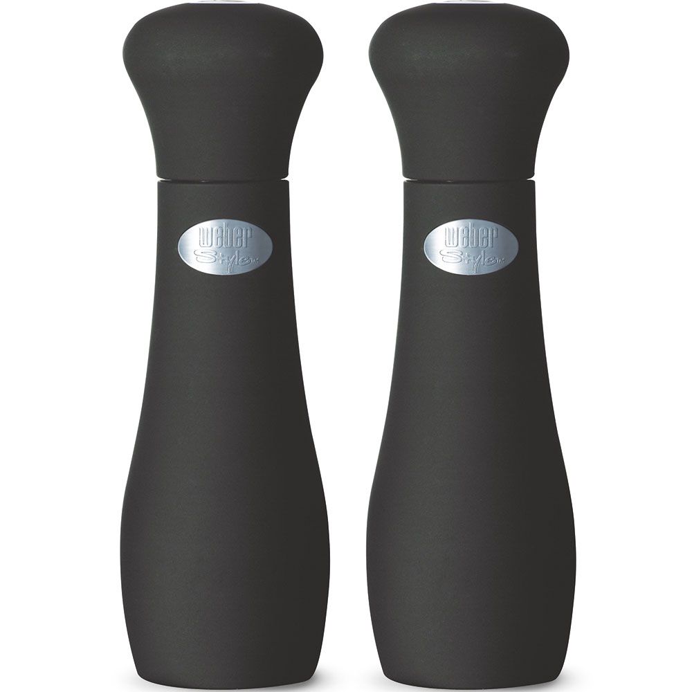 Style salt och pepparkvarnar svart 