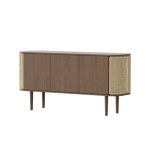 Treasures 3-dörrars skåp Dark Oak/Venetian Cane