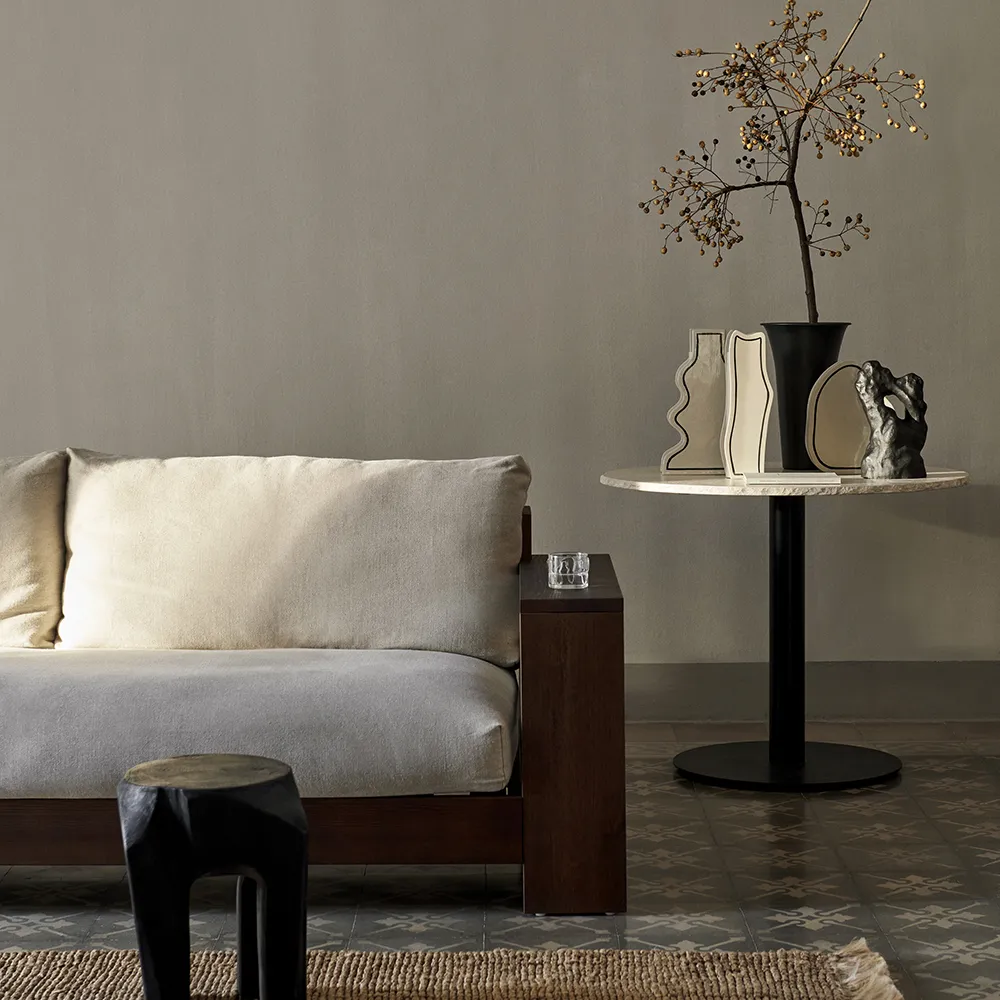 Mineral Matbord - Bianco Curia/Black