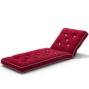 Liggvagnsdyna 60 X 185 Cm Röd 