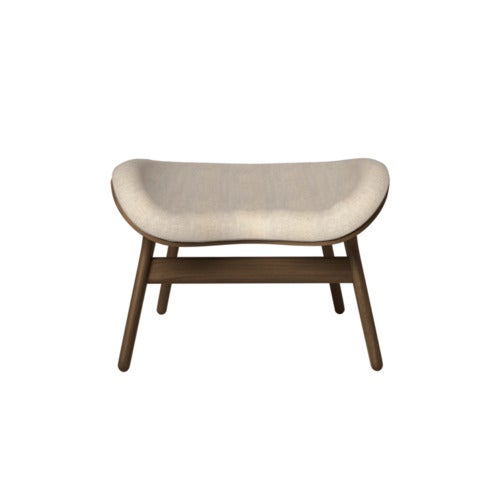 A Conversation Piece Ottoman Fotpall Dark Oak/White Sands