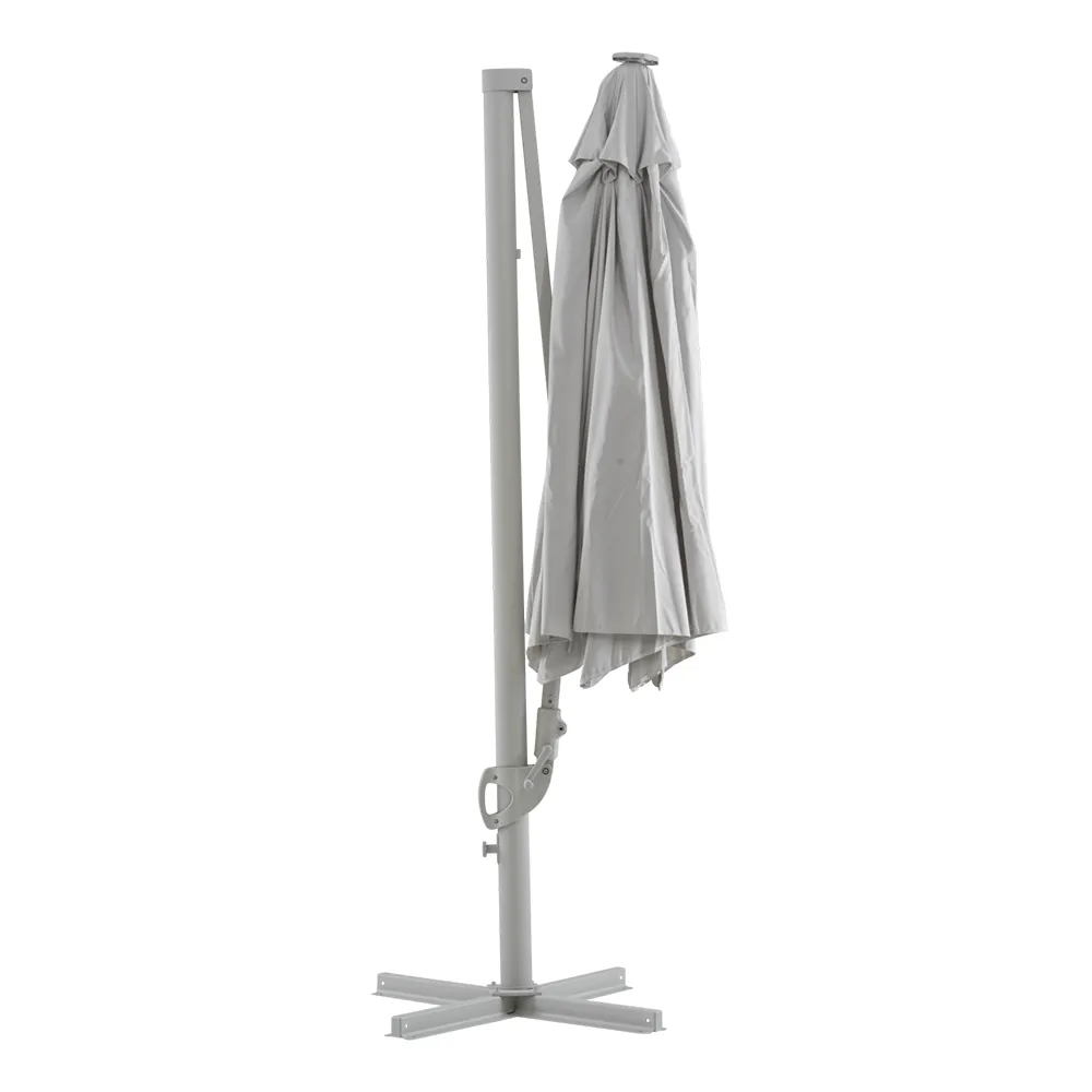 Cilento parasoll 350 cm Light Grey / Khaki