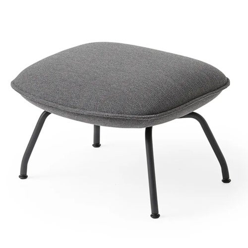 Doze Ottoman Tube Base - Ocean 80 Anthracite Black