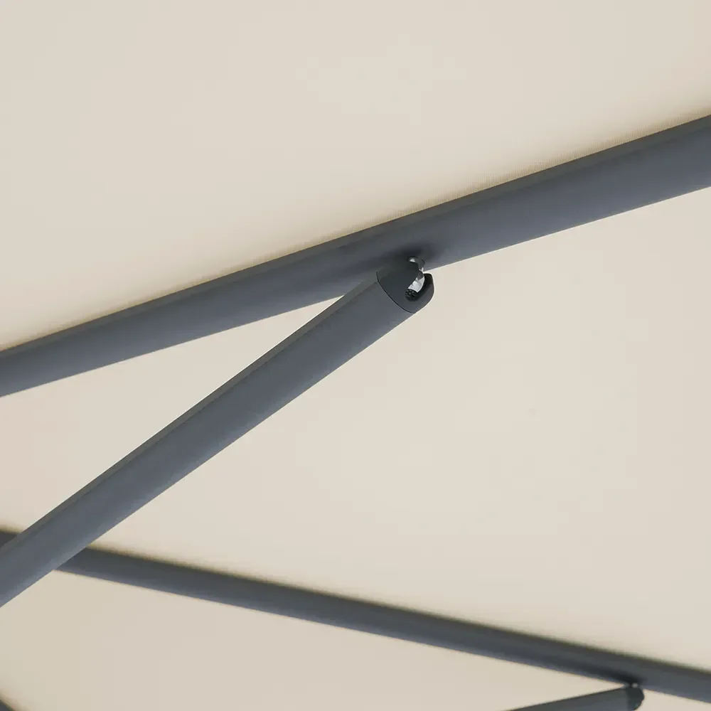 Twist parasoll 240x240 cm anthracite Kat.5 809 Midnight