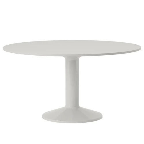 Midst matbord 140 cm - Grey Linoleum Grey