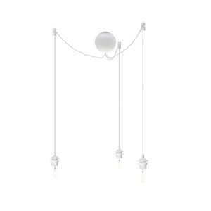 Cannonball Cluster Ø12 cm Sladd set Tripple White