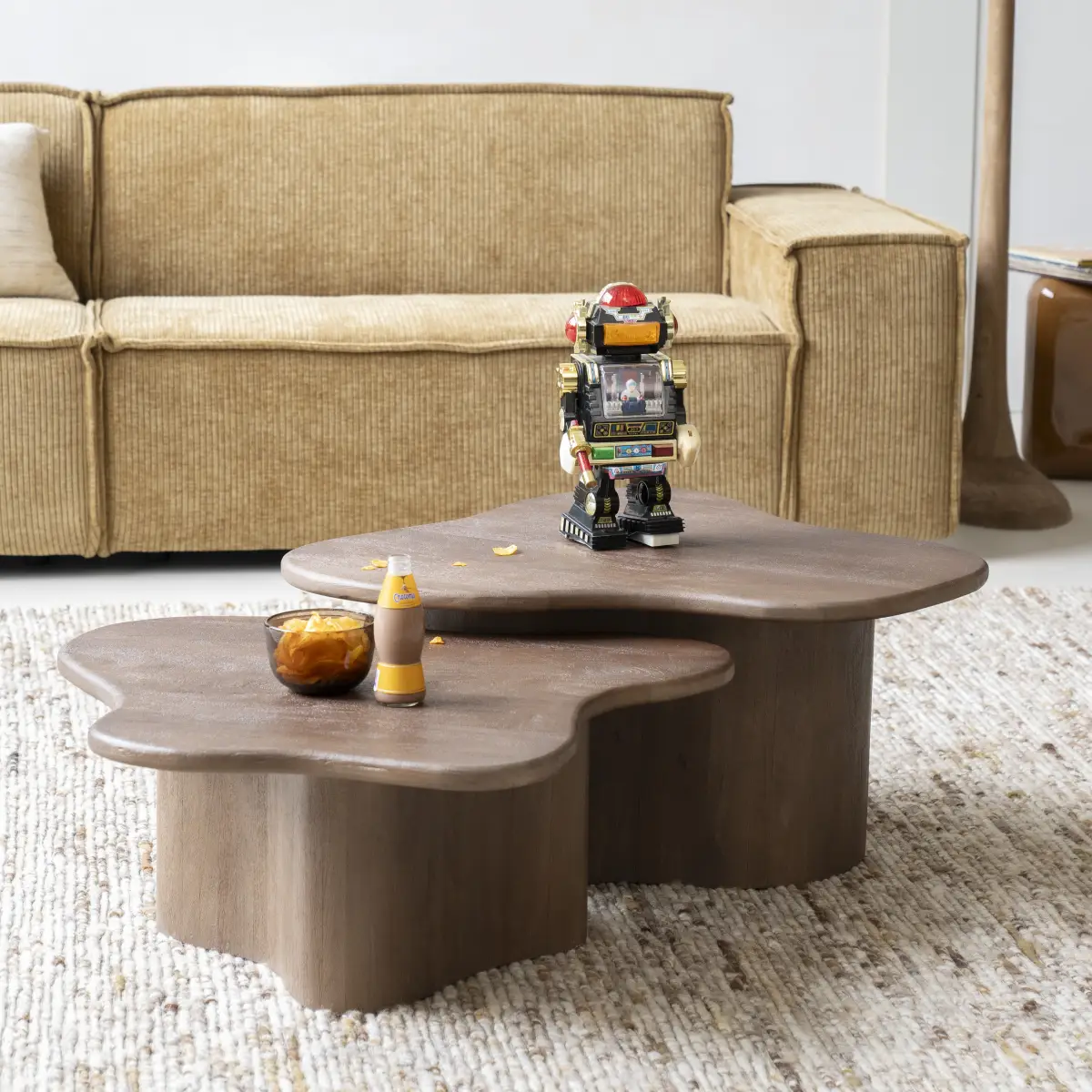 Fall - brown 75x75x38 cm / 75x65x32 cm By Boo
