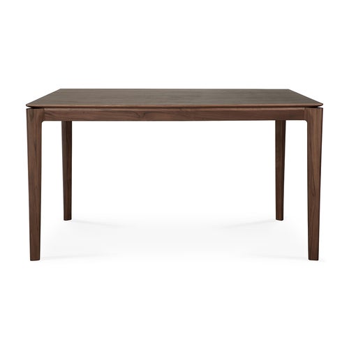 Bok Matbord 80x140 cm Brunlackad teak