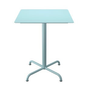 PICO Café bord 60x60 cm, bas 4 ben Ice Blue