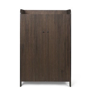 Sill Cupboard - Low - Dark Stained Oak