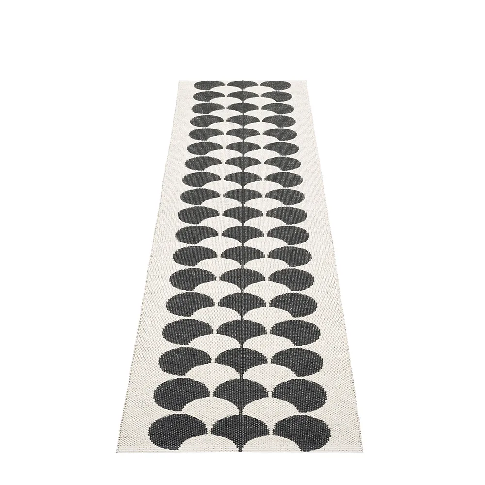 Poppy Black / Vanilla matta 70 x 250 cm