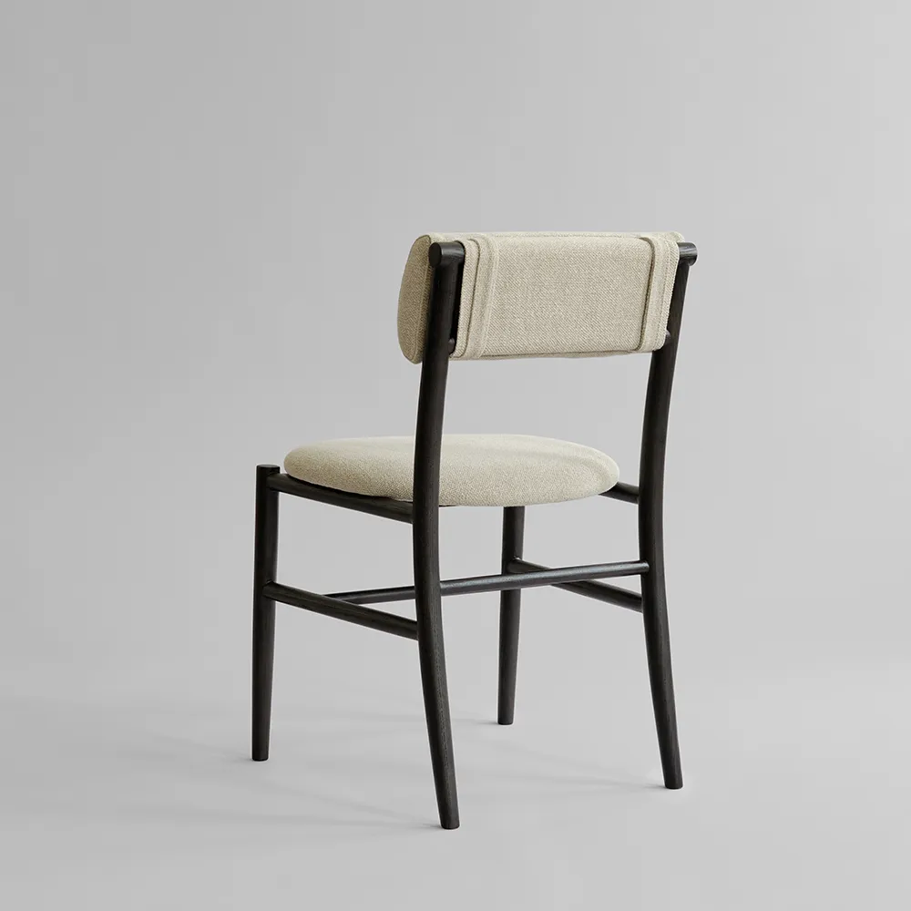 Nama Matstol - Coffee Black, Linen