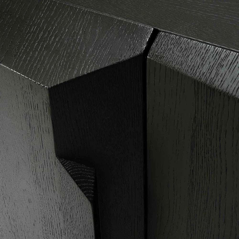 Stairs Skänk 46x150 cm Svart ek