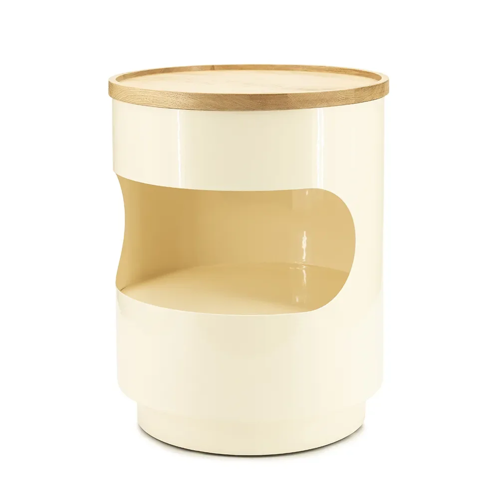 Tondo sidobord 37 cm beige