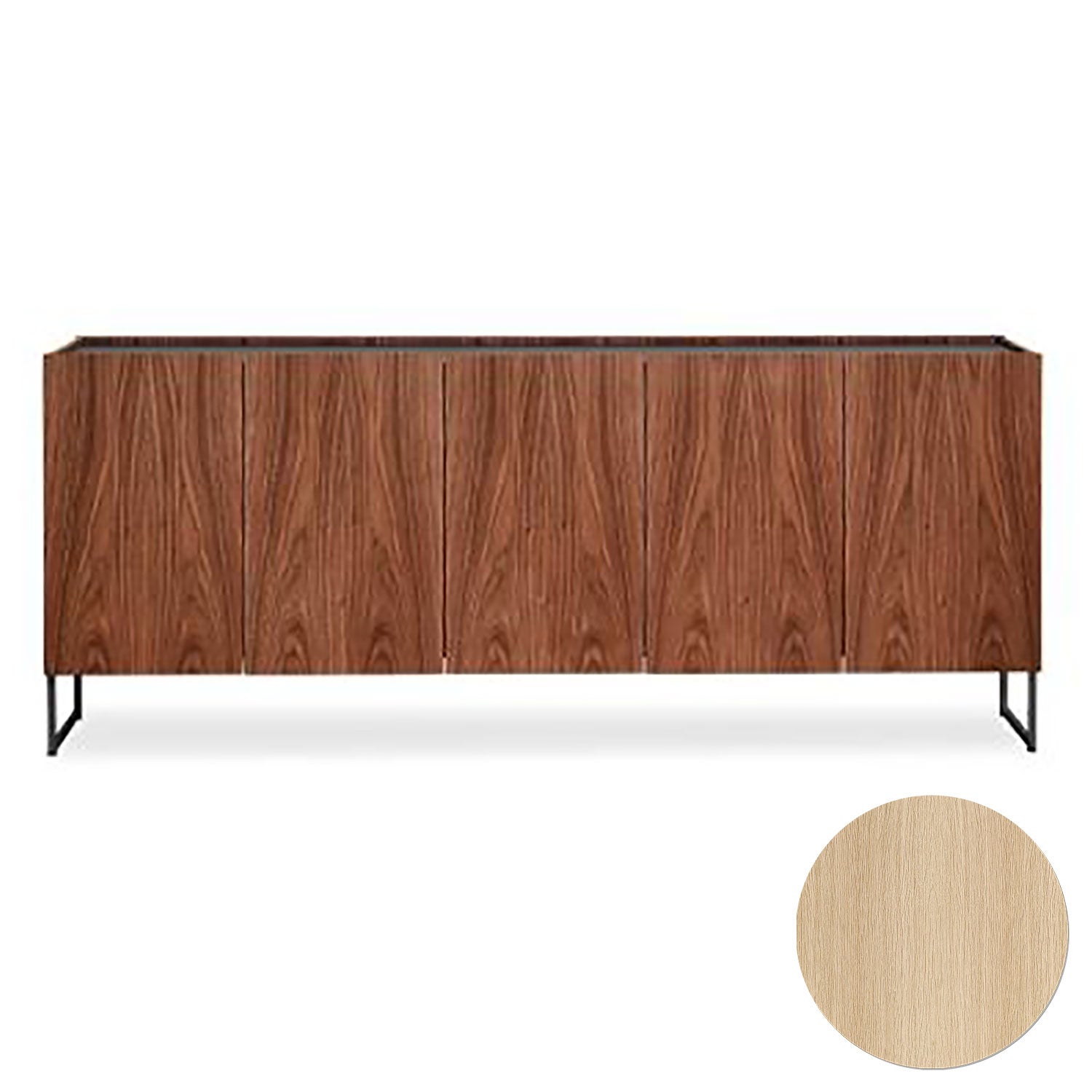 Sm405 Skänk Ek Lack 211X43X68Cm 