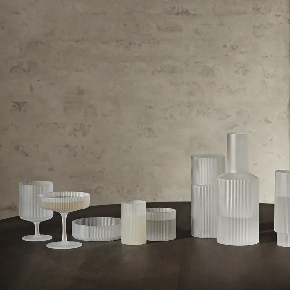 Ripple Champagneglas 2 st - Frosted