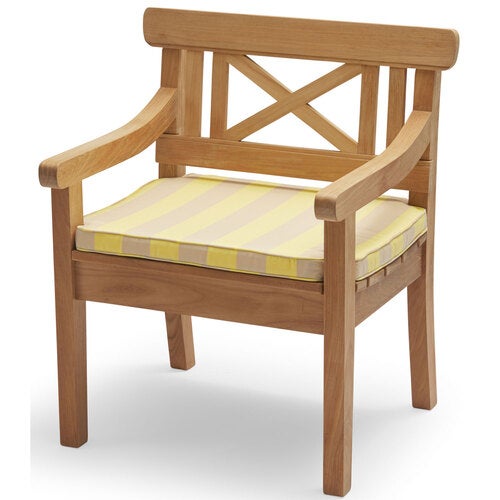 Drachmann Chair Cushion Light Apricot/Dark Green 
