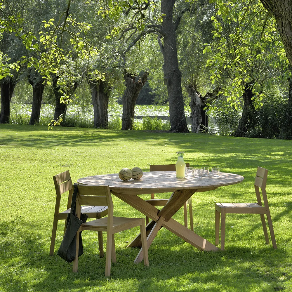 Circle Matbord Ø163 cm Teak